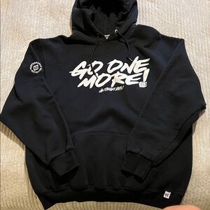 Go One More Black Hoodie by bp